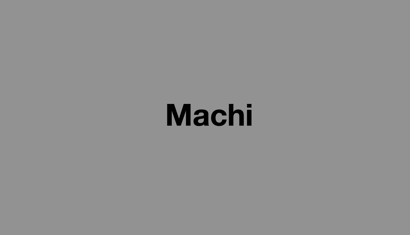 Machi - Concept Art v0.1 & What's Missing