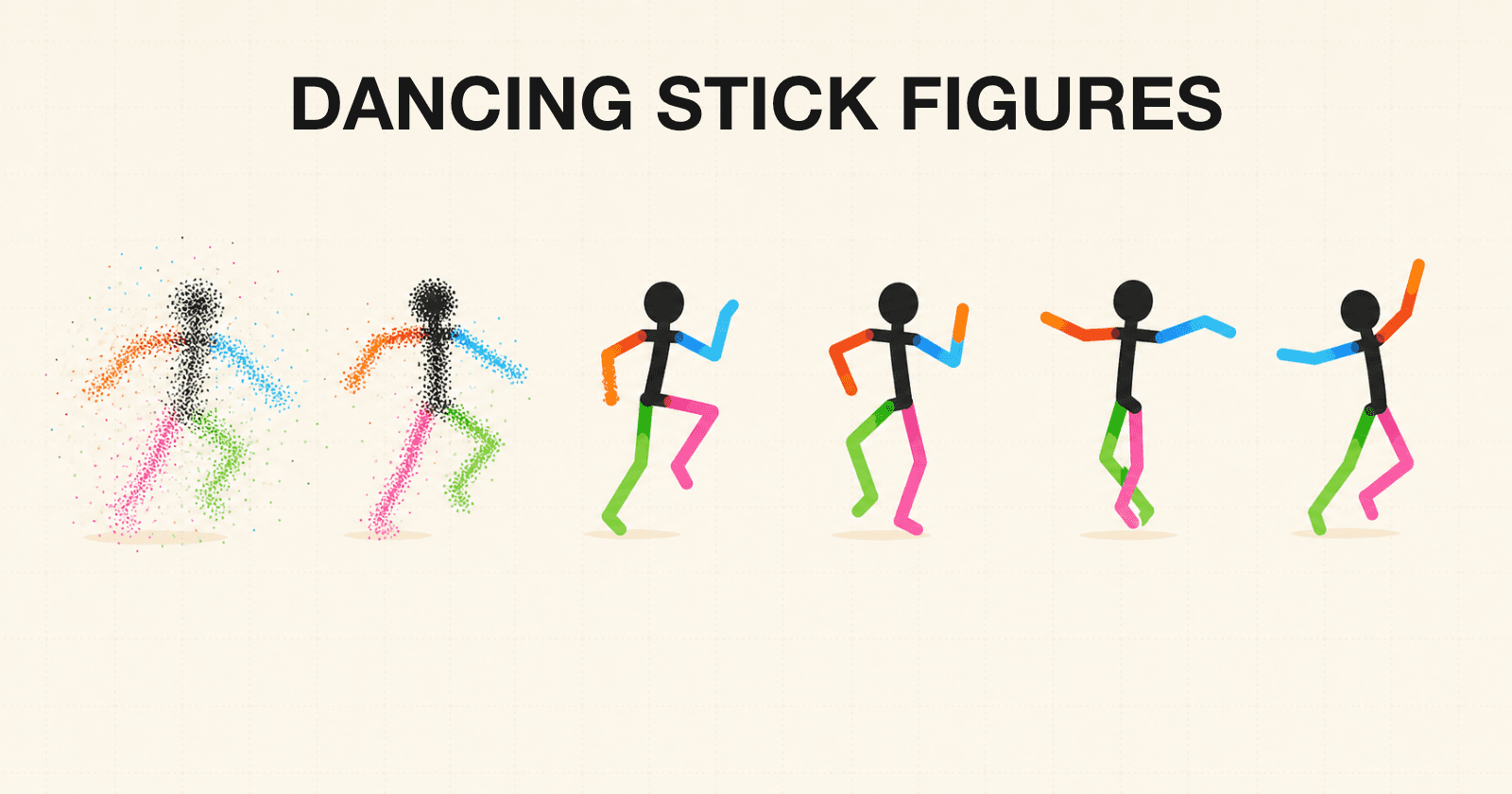 I built an MNIST for video diffusion — and trained a 5-second dancer on a free Colab